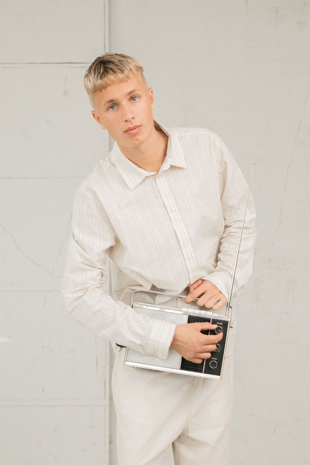 Langærmet Pinstriped Skjorte | Skagen-clothing.dk
